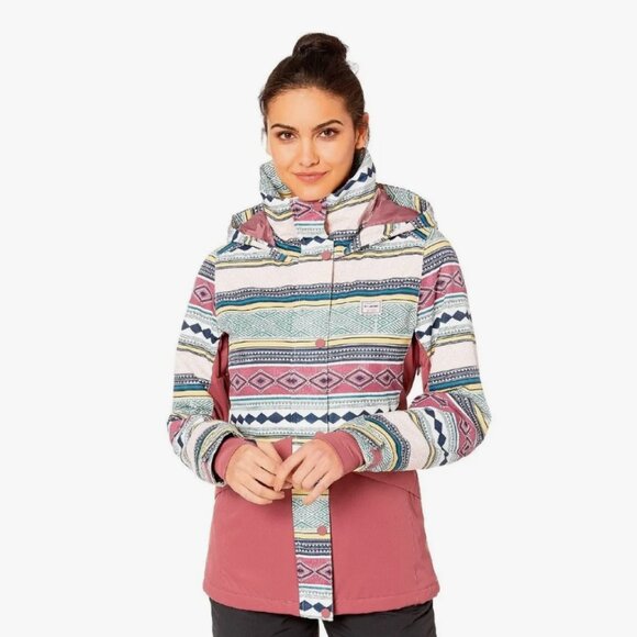 Billabong Kayla 10K Snow Jacket Aztec Size XS - Picture 3 of 9